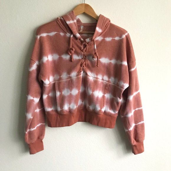FP Movement by Free People Tops - FP Free People Movement Tie Die Lace Up 'Believer' Hoodie Sweatshirt XS